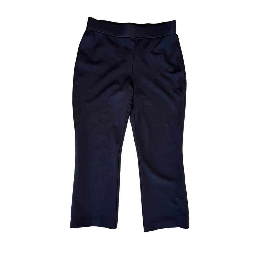 Jones & Co pants women’s size small black pull on cropped wide leg